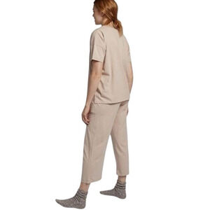 Parachute Organic Cotton Pants Wide Leg Relaxed Lounge Quite Luxury Bisque Sz XS